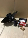 Mercury Black Max 16X 14P Propeller 48-16438A45 ( Open Box / Shipping Damage ). Fixed Price $244.24.