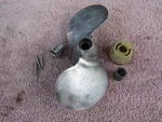 Elgin Antique Outboard Motor Propeller 3.5HP 6HP 1947-51 Nylon Hub 571-58521. Fixed Price $21.95.