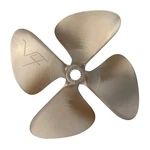 Oj Wake V4 1878 17 X 15.5 Blade Nibral Inboard Propeller Splined Bore. Fixed Price $1025.00.