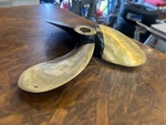 Propeller 12.5 X 10 Bronze Rh 1" Tapered Shaft 3 Blade Reconditioned. Fixed Price $143.95.