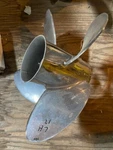0763939 **new** Evinrude/johnson Cyclone Left Hand Blade 14 1/4" X 17P. Fixed Price $299.00.