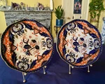 Mason Patent Ironstone China England - Imari C2131 Pair Of 9 Plates. Fixed Price $50.00.