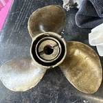 Brass Columbian Boat Propeller Jcb 5/8 Bore Diameter. Fixed Price $49.50.