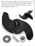 MKP-38 Trolling Motor Propeller Minn Kota Ulterra, Fortrex, Terrova 1865023. Fixed Price $27.99.