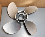 Mercury Bravo Three 48-8M8022420 Ss 24P Propeller 15-1/2" X 24" 4LH Blade. Fixed Price $589.00.