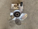 Quicksilver QST5 (mercury 1154 R13.5X17P) Pitch Stainless Propeller W/ Hub. Fixed Price $395.00.