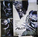 Alien Vs Predator Original Rolled Movie Posters Reg Style Plus 2 Mini. Fixed Price $75.00.