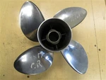 Evinrude Johnson Cyclone 763939 Lh Stainless Steel 14 1/4" X 17" Pitch Boat. Fixed Price $229.95.
