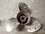 14 1/2" X 17P Quicksilver Ss Propeller, 48-79794-17, Mercury Honda Yamaha, P6970. Fixed Price $145.00.