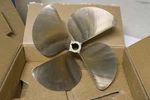 Mint* Acme Blade 15 X 14.25 Inboard Propeller Left Nibral 1.25" Bore #2261. Fixed Price $675.00.