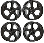 Set Oem 2023-2025 Ford Escape 18X7 Gloss Black Spoke Aluminum Rims Aly 10466. Fixed Price $1485.00.