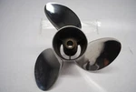 14 3/4" X 19P Evinrude Johnson Viper Stainless Propeller 763918 Rh. Fixed Price $310.00.