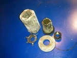 Hub Nut For 2036P17 13.25X17P 48-77344A40 Efi Mariner Mercury 115HP (1 6G). Fixed Price $33.00.