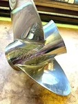 Oem Quicksilver Mirage Stainless Steel Prop 13 7/8. PITCH:17. Spline TOOTH:15. Fixed Price $250.00.