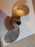 Alcoa 22265 7" Propeller 1/2" Hole Two Blade Aluminum Unknown Fit. Fixed Price $17.50.