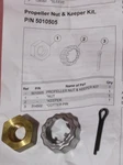 Oem Johnson Evinrude Brp Propeller Nut And Keeper Kit 5010505. Fixed Price $17.99.