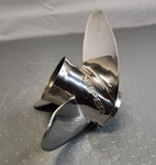 Johnson Evinrude Stainless Steel Viper Prop 13-7/8 X 17 763930 (2611). Fixed Price $350.00.