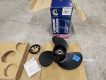 New Aluminum 13 7/8" X 11P Evinrude Johnson Brp Hydrus Propeller, 177202, P9864. Fixed Price $208.00.