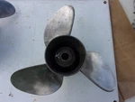 Used Omc Viper Propeller, 14.75 X 21, Left Hand, Stainless, 176902. Fixed Price $95.00.