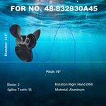 Boat Propeller 14.5X19 For Mercury Outboard Mercruiser Alpha One Motor 135-300HP. Fixed Price $93.89.