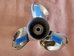 14" 19P Solas Stainless Steel Propeller, E3X14X19RN, Mercury 4.75", P11029. Fixed Price $207.00.