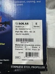 Solas 4-BLADE Stainless Propeller Series Rubex L4 #9573-153-26. Fixed Price $450.00.