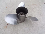 Mercury Counter Rotating 14 1/2" X 25P Mirage Ss Prop, 48-13707, Good Spline. Fixed Price $350.00.