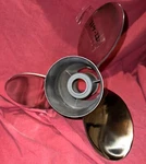 Mercury Mirage Plus 3/8 X 27 Stainless Steel Propeller Left Hand (114-22). Fixed Price $350.00.