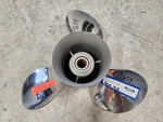 13 1/2" X 23P Michigan Wheel Ss Prop, 033006-1, New Hub, Mercury 4.75", P9659. Fixed Price $229.00.