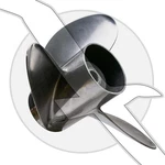Omc Cobra Sx Volvo Penta 14-1/2 20 Pitch Lh Stainless Steel Propeller 3855152. Fixed Price $262.99.