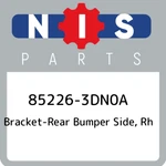 85226-3DN0A Nissan Bracket-rear Bumper Side, Rh 852263DN0A, New Genuine Oem Part. Fixed Price $29.97.