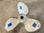 Aluminum 14" X 18P Omc Evinrude Johnson Propeller, 381187, Pin Drive Hub, P10613. Fixed Price $36.00.