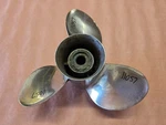13" X 19P Mercury Stainless Propeller, 48-72762-19, 4.25" Gearcase, P11057. Fixed Price $173.00.