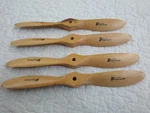 Tf Top Flite 9-8 Power Propeller. Lot Of 4 N.o.s Rc Airplane. Fixed Price $15.99.