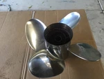 Counter Rotating Lh Blade 13 1/4" X18 Yamaha Prop Stainless Steel ,F115. Fixed Price $219.00.