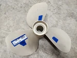 Front Volvo Penta Ni-bral Propeller, 3587393 G5F, 44 Helical Spline, P7465. Fixed Price $889.00.