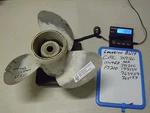Omc Sterndrive Propeller 387160 15X17RH Blade Aluminum Used Aka 0765187. Fixed Price $99.00.