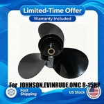 1/4X10 Boat Outboard Propeller For Brp Johnson Evinrude Omc 8/9.9/15 Hp 13T. Fixed Price $48.80.