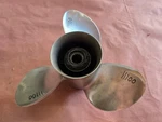 13" X 19P Mercury Stainless Propeller, 48-72762-19, 4.25" Gearcase, P11100. Fixed Price $173.00.
