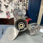 Stiletto Propeller Stainless Steel For Yahama Motor 14X19. Fixed Price $550.00.