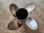 Counter Blade 14 1/2" X 17P Mercury Offshore Series Prop, 48-825899-17, P10096. Fixed Price $320.00.
