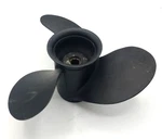 Vintage--aluminum Boat Propeller- 3 Blade No. B9X9P On End. Fixed Price $29.00.