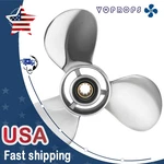 1/4" X 11 Stainless Boat Propeller Fit Suzuki 8-20HP Dt/df 9.9 15HP 10SPLINE. Fixed Price $179.88.