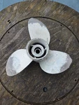 Vintage Used Johnson Omc Evinrude 45-140HP Outboard Propeller 382763 13.75X15. Fixed Price $40.00.