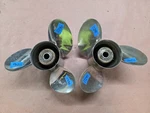 Pair Of 14 1/4" X 21P Stiletto Advantage Ss Props, Omc Evinrude, P11290 P11291. Fixed Price $458.00.