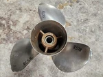 14 1/2" X 17P Quicksilver Ss Propeller, 48-79794-17, Needs Re-conditioning P8578. Fixed Price $25.00.