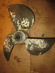Johnson Evinrude Coloumbian Brand Oem 25-40 Hp Brass Race Prop 8P. Fixed Price $74.66.