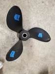 Left Hand 14 1/4" 29P Omc Srx Racing Ss Prop, 394215, Evinrude Johnson, P4758. Fixed Price $278.00.