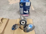 New 14 3/4" 19P Evinrude Brp Ss Prop, 0763308, Spline Volvo Sx/omc, P9857. Fixed Price $399.00.