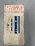 Mercury Quicksilver 48-42520A11 Prppeller Dia. 9 1/4 Pt 7 Alu. Fixed Price $75.00.
